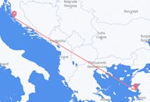 出发地 克罗地亚扎达尔目的地 希腊米蒂利尼的航班