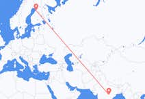 Flyreiser fra Raipur, India til Uleåborg, Finland