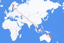 Flyg från Brisbane till Vasa
