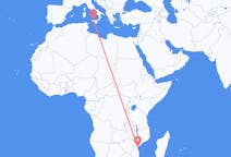 Flyg från Beira, Moçambique till Palermo, Italien