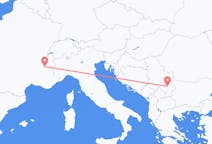 出发地 塞尔维亚来自 尼什目的地 法国格勒诺布尔的航班