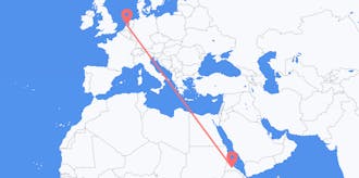 Flyreiser fra Eritrea til Nederland