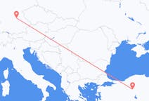 出发地 土耳其安卡拉目的地 德国纽伦堡的航班