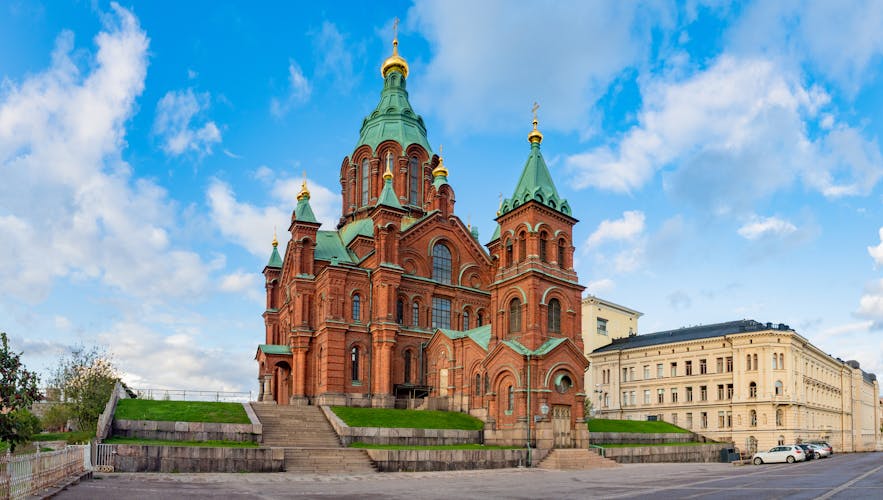 Photo of Assumption Cathedral in Helsinki.
