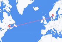 Flights from Fredericton to Gothenburg