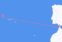 Flights from Tangier, Morocco to Flores Island, Portugal