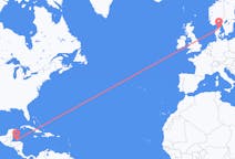 Flights from Coxen Hole, Honduras to Aalborg, Denmark