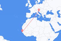 Flyrejser fra Ziguinchor, Senegal til Rijeka, Kroatien