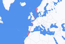Flights from Agadir, Morocco to Haugesund, Norway