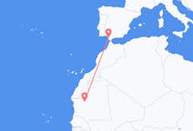 Vluchten van Atar, Mauritanië naar Jerez, Spanje