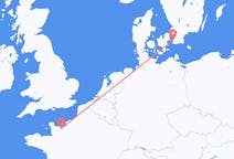 Vols de Caen, France vers Malmö, Suède
