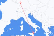 Flug frá Karlsruhe til Catania