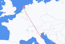 Flyreiser fra Rimini, Italia til Amsterdam, Nederland
