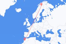 Flights from Marrakesh, Morocco to Kiruna, Sweden