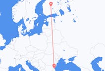 Flights from Burgas, Bulgaria to Jyväskylä, Finland