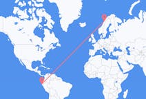 Flights from Talara, Peru to Bodø, Norway