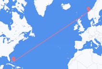 Fly fra Rock Sound til Ålesund