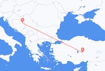 Flyreiser fra Tuzla, Bosnia-Hercegovina til Nevsehir, Tyrkia