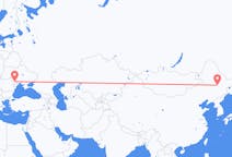Flyg från Harbin, Kina till Chișinău, Moldavien