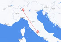 Flyrejser fra Milano, Italien til Rom, Italien