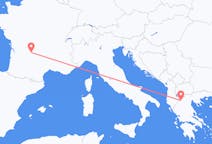 Fly fra Kastoria til Brive-la-Gaillarde