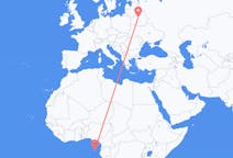Flyg från São Tomé, São Tomé och Príncipe till Minsk, Vitryssland