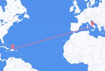 Flyg från Puerto Plata, Dominikanska republiken till Neapel, Italien