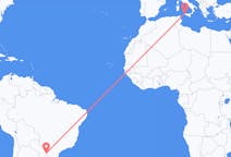 브라질 포스 두 이구아수에서 출발해 이탈리아 트라파니로(으)로 가는 항공편