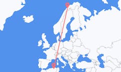 Flüge von Sétif, Algerien nach Bardufoss, Norwegen