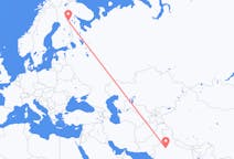 Flights from Jaipur, India to Kuusamo, Finland