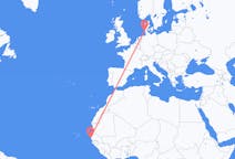 Flights from Dakar to Westerland