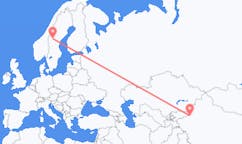 出发地 中国阿克苏市目的地 瑞典厄斯特松德的航班