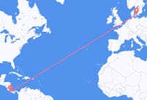 Flights from Puerto Jiménez to Copenhagen