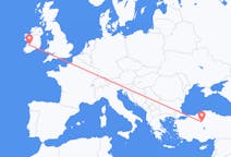 Vluchten van Ankara, Turkije naar Shannon, Ierland