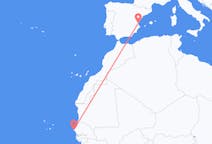 Loty z Dakar do Walencji