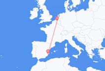 出发地 西班牙出发地 阿利坎特目的地 比利时布鲁塞尔的航班