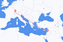 Flyreiser fra Damaskus, Syria til Bern, Sveits