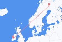 Loty z Pajala, Szwecja do Shannon, Irlandia