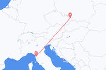 Flights from Pisa to Ostrava