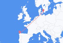 Flights from Copenhagen to La Coruña