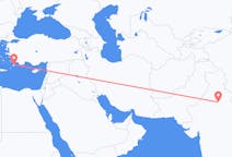 Flights from New Delhi, India to Rhodes, Greece