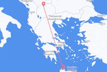 Flyreiser fra Skopje, Nord-Makedonia til Khania, Hellas