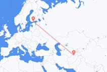 우즈베키스탄 테르메스에서 출발해 핀란드 헬싱키로(으)로 가는 항공편