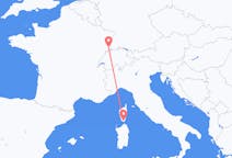 Flyg från Mulhouse, Schweiz till Figari, Frankrike