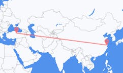 Рейсы из города Шанхай в город Токат