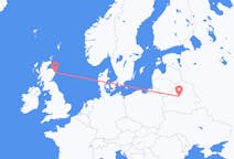 Flyg från Minsk till Aberdeen