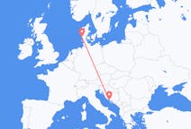 Voos de Split, Croácia para Esbjerg, Dinamarca