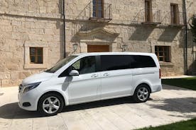 Privat transfer Valladolid Airport eller City till Madrid eller Soria City Luxury Van