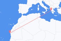 Flyreiser fra Nouâdhibou, Mauritania til Preveza, Hellas
