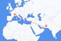 Рейсы из Турбат, Пакистан в Марсель, Франция